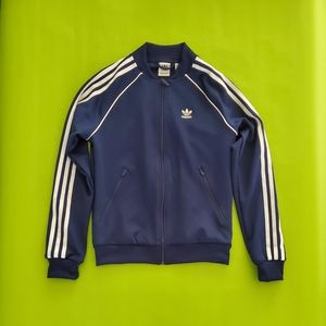 NWOT Blue Adidas Adicolor Classics SST Track Jacket | Women's Sz XS